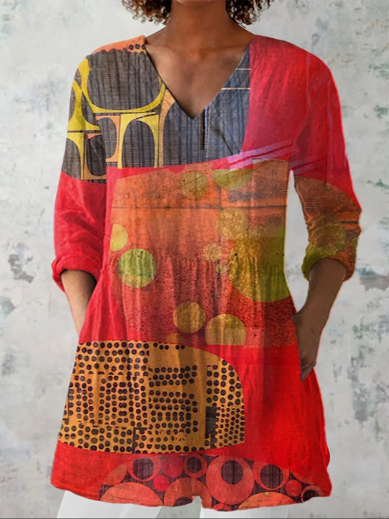 Margaux | Chemise Artistique Abstraite Moderne