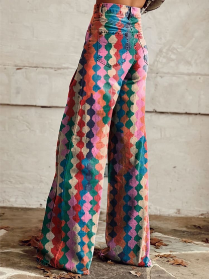 Pauline | Pantalon Élégant Bohème