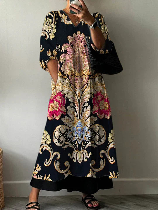 Sophie | Robe Élégante Imprimée