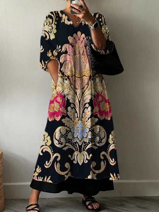 Sophie | Robe Élégante Imprimée