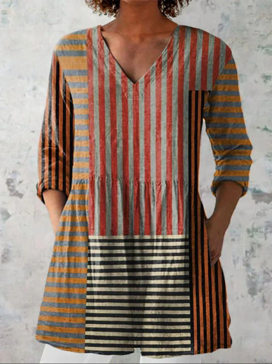 Romane | Chemise Patchwork à Rayures