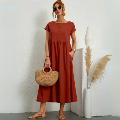 Adeline™ | Robe Midi Poches