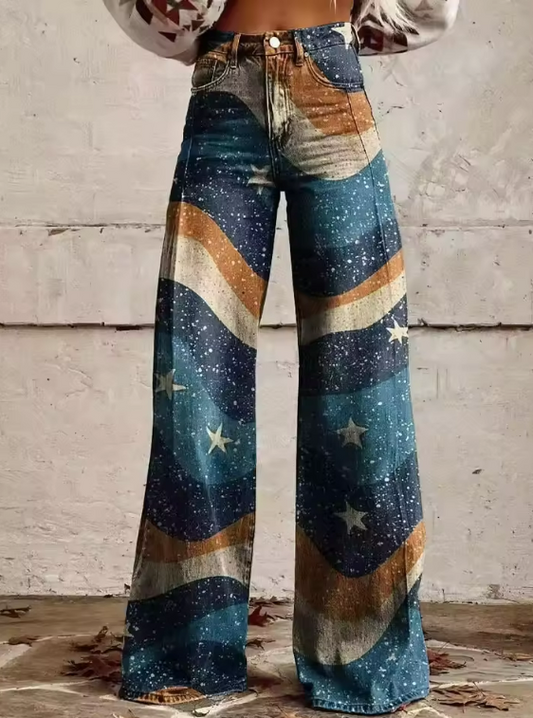 Céliane™ | Pantalon Ample Bohème