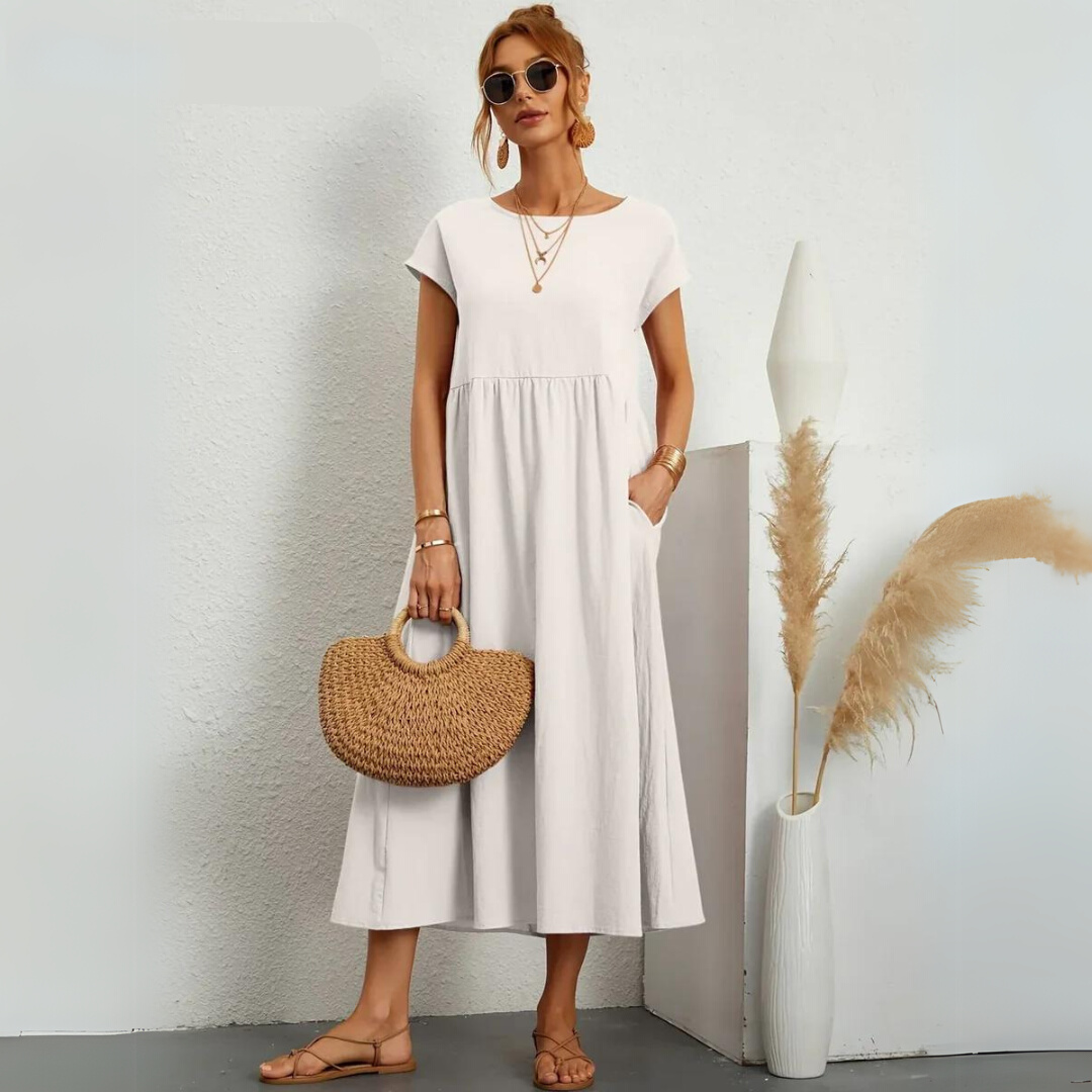 Adeline™ | Robe Midi Poches