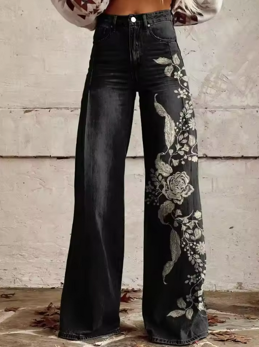 Léa | Pantalon Élégant Style Bohème