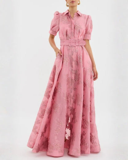 Anaëlle | Robe à Manches Courtes Bouffantes