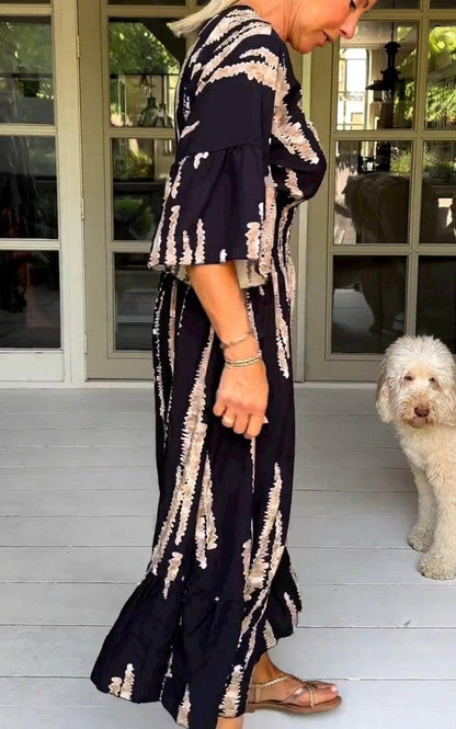 Maëlle™ | Robe Motif Vertical