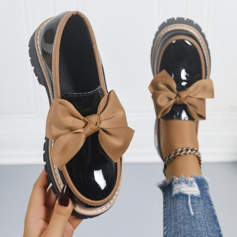 Audrey | Mocassins Élégants à Nœud