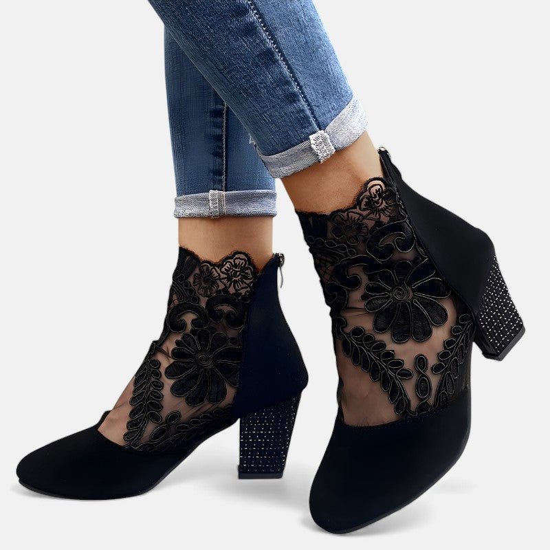 Chloé™ | Bottines Printanières Ajourées