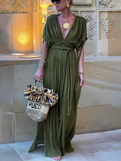 Fanny | Robe Maxi Élégante Vintage