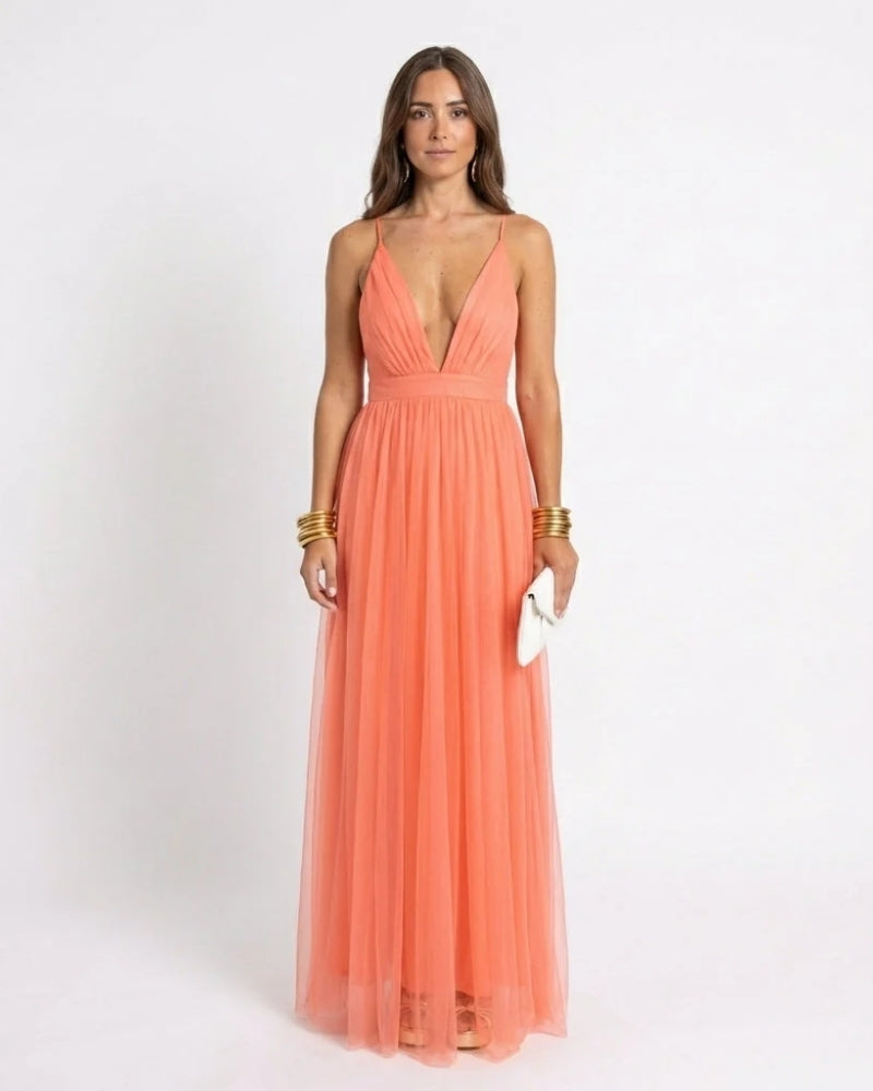 Célia | Robe Longue Élégante Femme