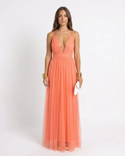 Célia | Robe Longue Élégante Femme