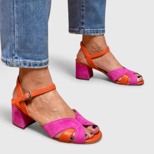 Noémie™ | Sandales à Talon Colorées