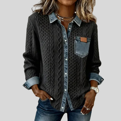 Maïwenn™ | Cardigan Maille Texturée
