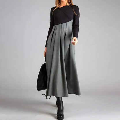 Caléna™ | Robe Élégante Manches Longues