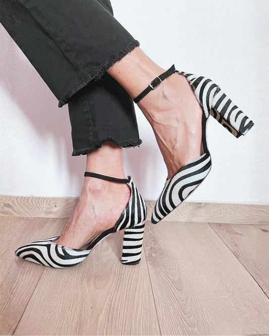 Solenne™ | Talons Zébrés Bride