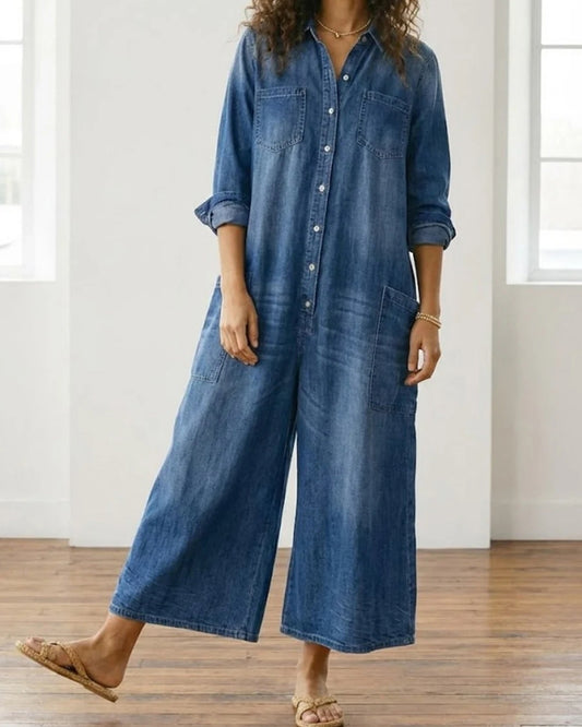 Orlithia™ | Denim Combinaison Allure Souple Dominante