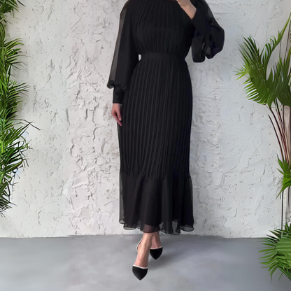 Seravelle™ | Robe Plissée Taille Marquée