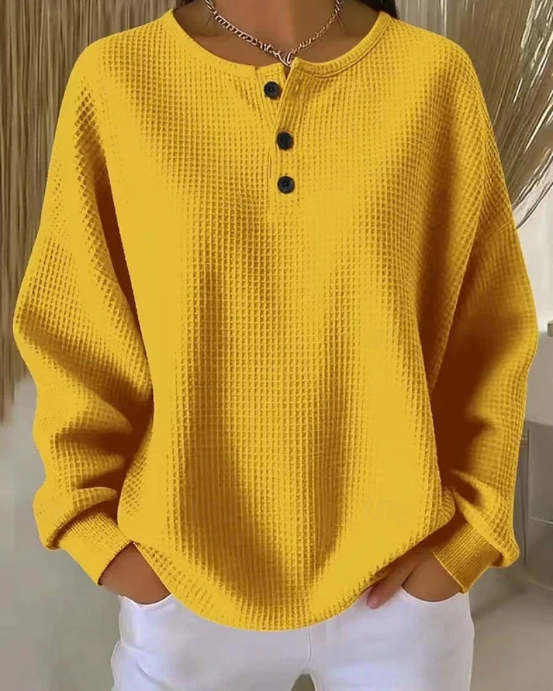 Sophie | Pull Structuré Style Henley