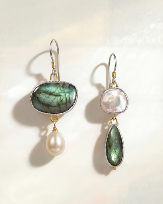 Ilona™ | Boucles Oreilles Look Chic Naturel