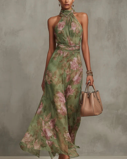 Sophie | Robe d’Été Élégante à Motif Floral