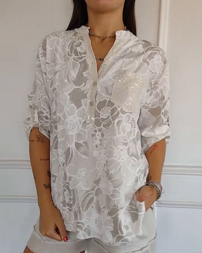 Elora | Blouse Élégante avec Poche