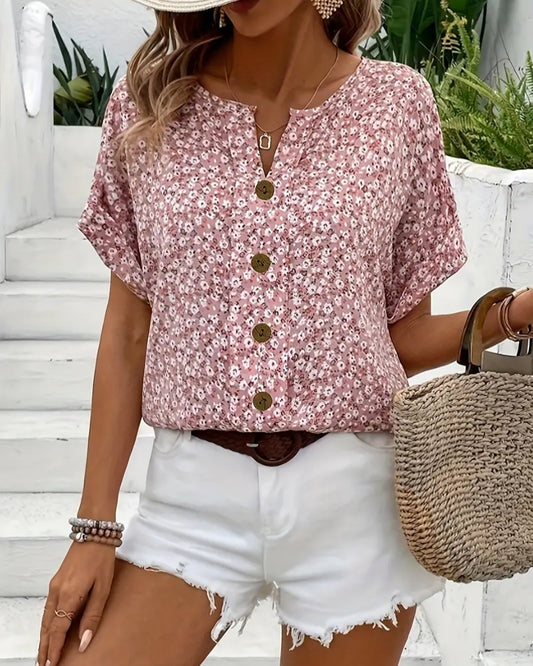 Chloé | Haut d’Été à Boutons