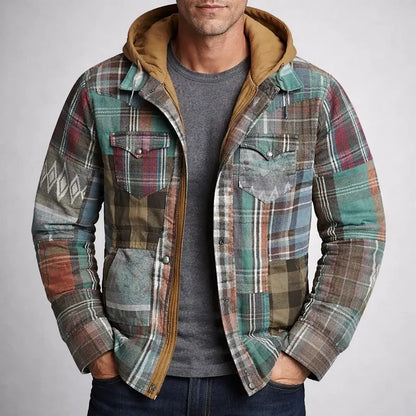 Gabriel | Veste Vintage à Motif Carreaux