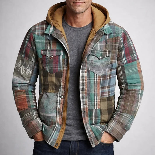 Gabriel | Veste Vintage à Motif Carreaux