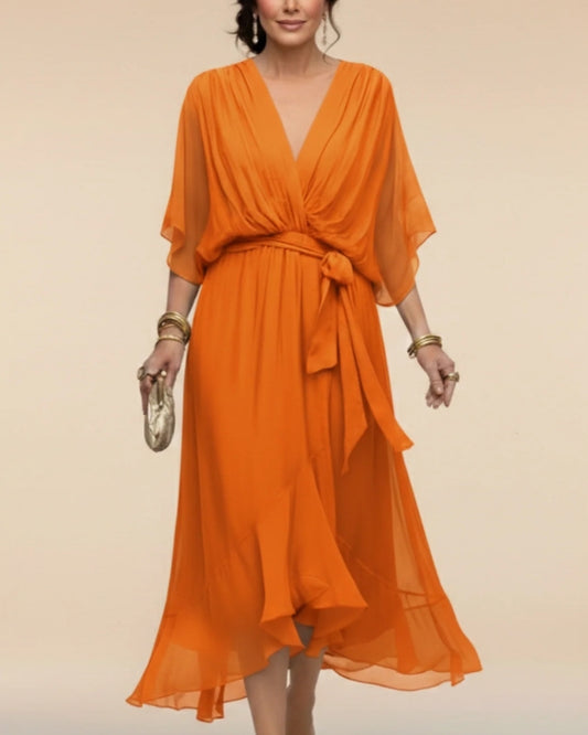 Camille | Robe Élégante à Décolleté en V