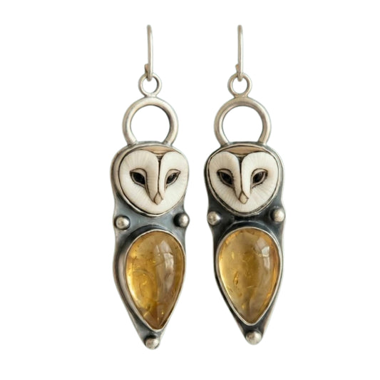 Aurore™ | Boucles Chouette Goutte