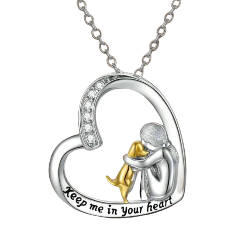 Émilie™ | Collier Chien Étreinte
