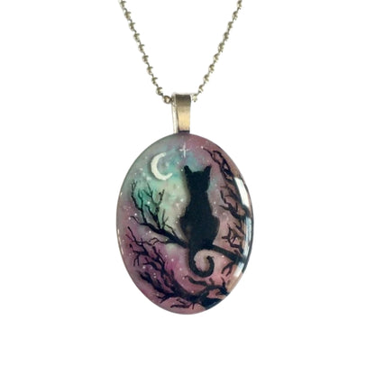 Séréna™ | Collier Chat Nuit