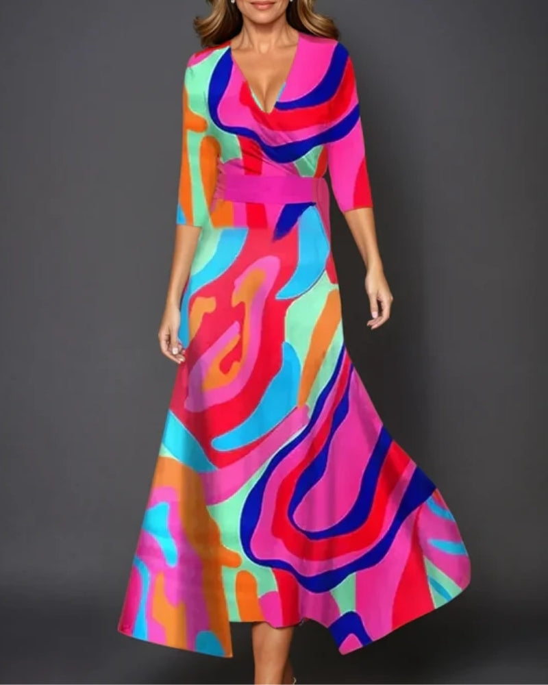 Clara | Robe Chic à Motif Floral