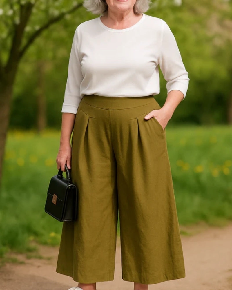 Camille | Pantalon Élégant Fluide