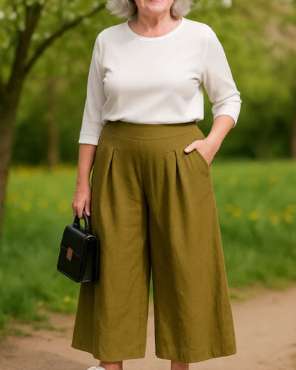 Camille | Pantalon Élégant Fluide