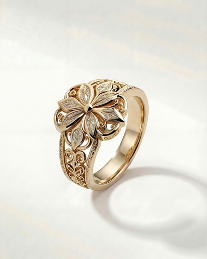 Édith™ | Bague Donne Effet Soigné Mains