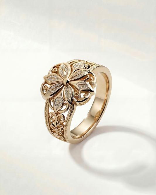 Édith™ | Bague Donne Effet Soigné Mains