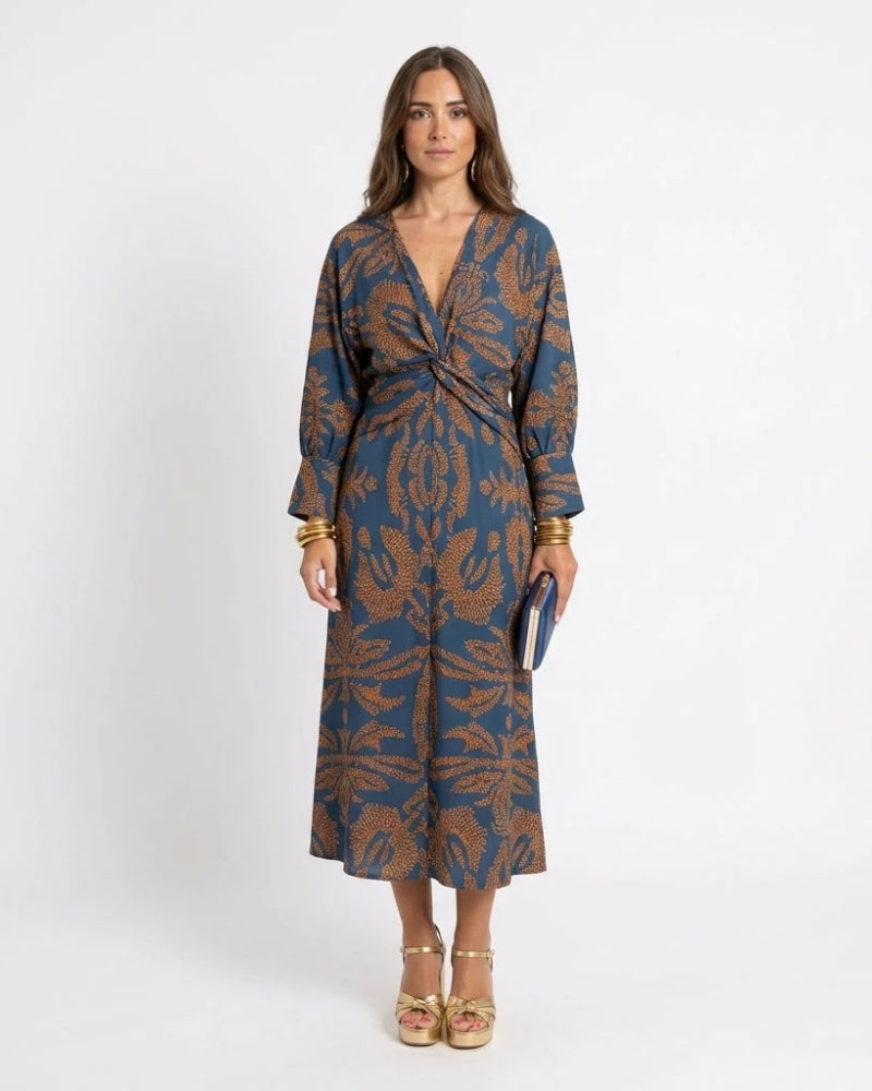 Camille | Robe Élégante Midi Femme