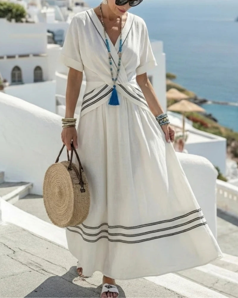 Almira™ | Robe Santorini Image Chic Instantanée