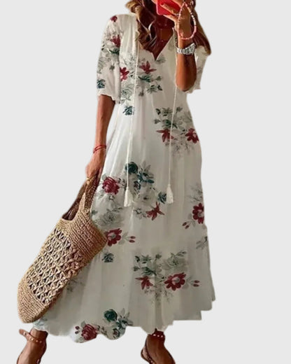 Sarah | Robe Maxi Bohème Vintage
