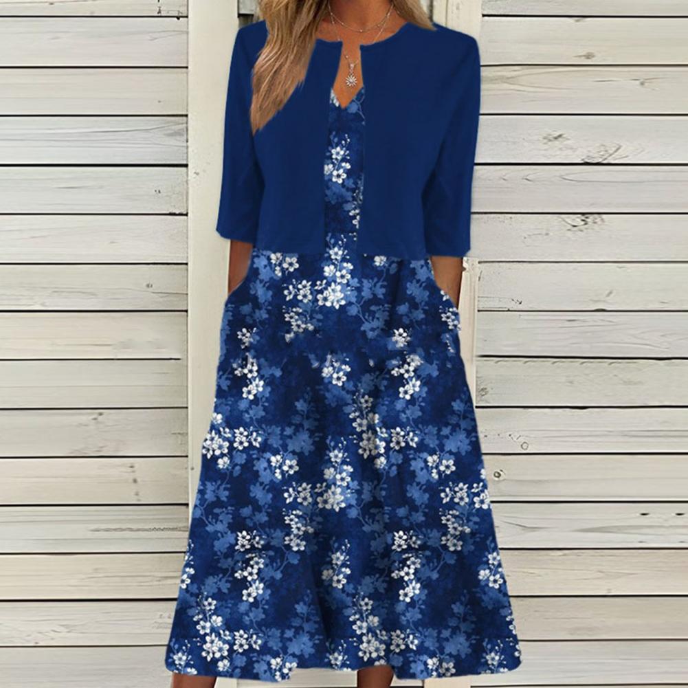 Celivara™ | Robe Midi Florale