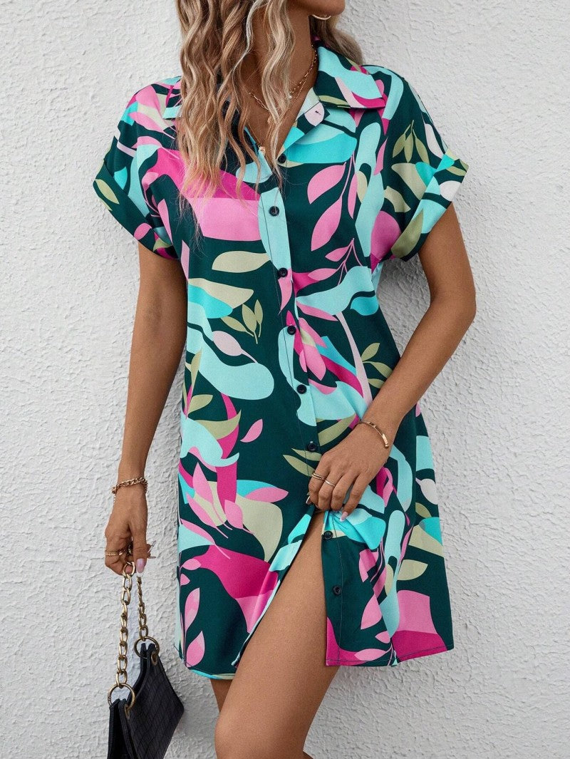 Calynia™ | Robe Motif Coloré