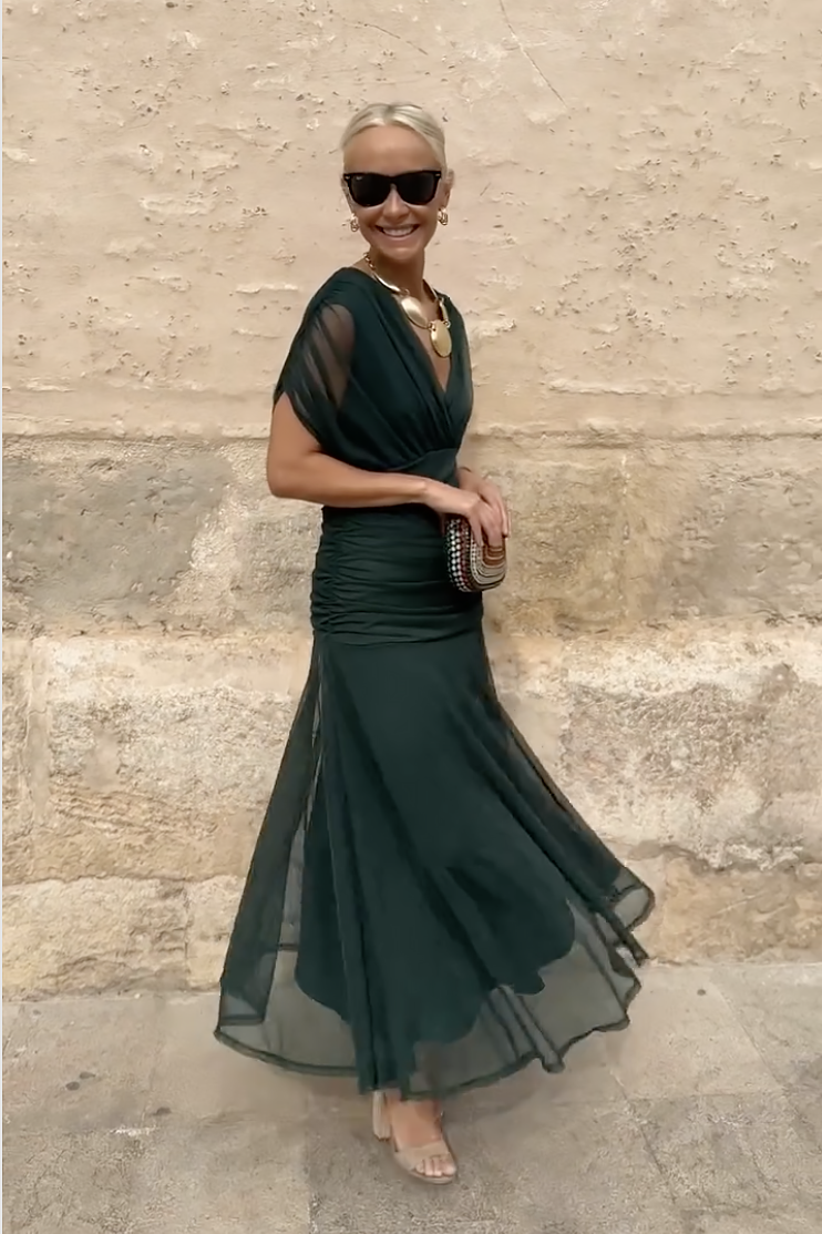 Lucie | Robe Maxi de Soirée Élégante