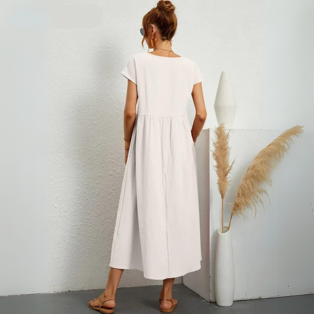 Adeline™ | Robe Midi Poches