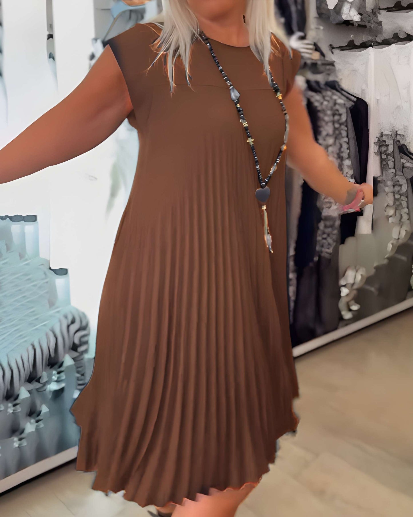Capucine™ | Robe Plissé Devant
