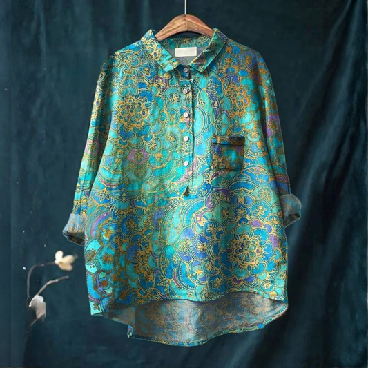 Solmira™ | Chemise Mandala Élégant