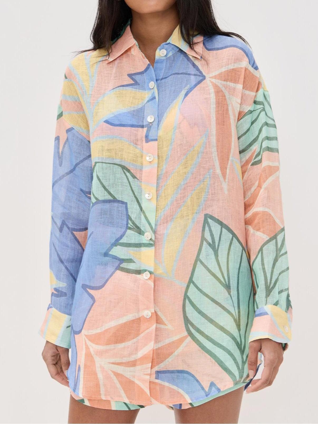 Joséphine | Robe Florale Élégante Imprimée