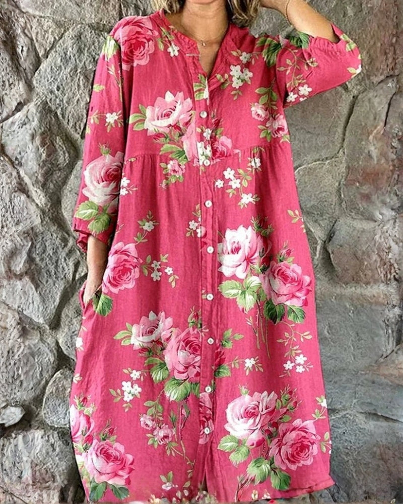 Valérie | Robe Florale Artistique