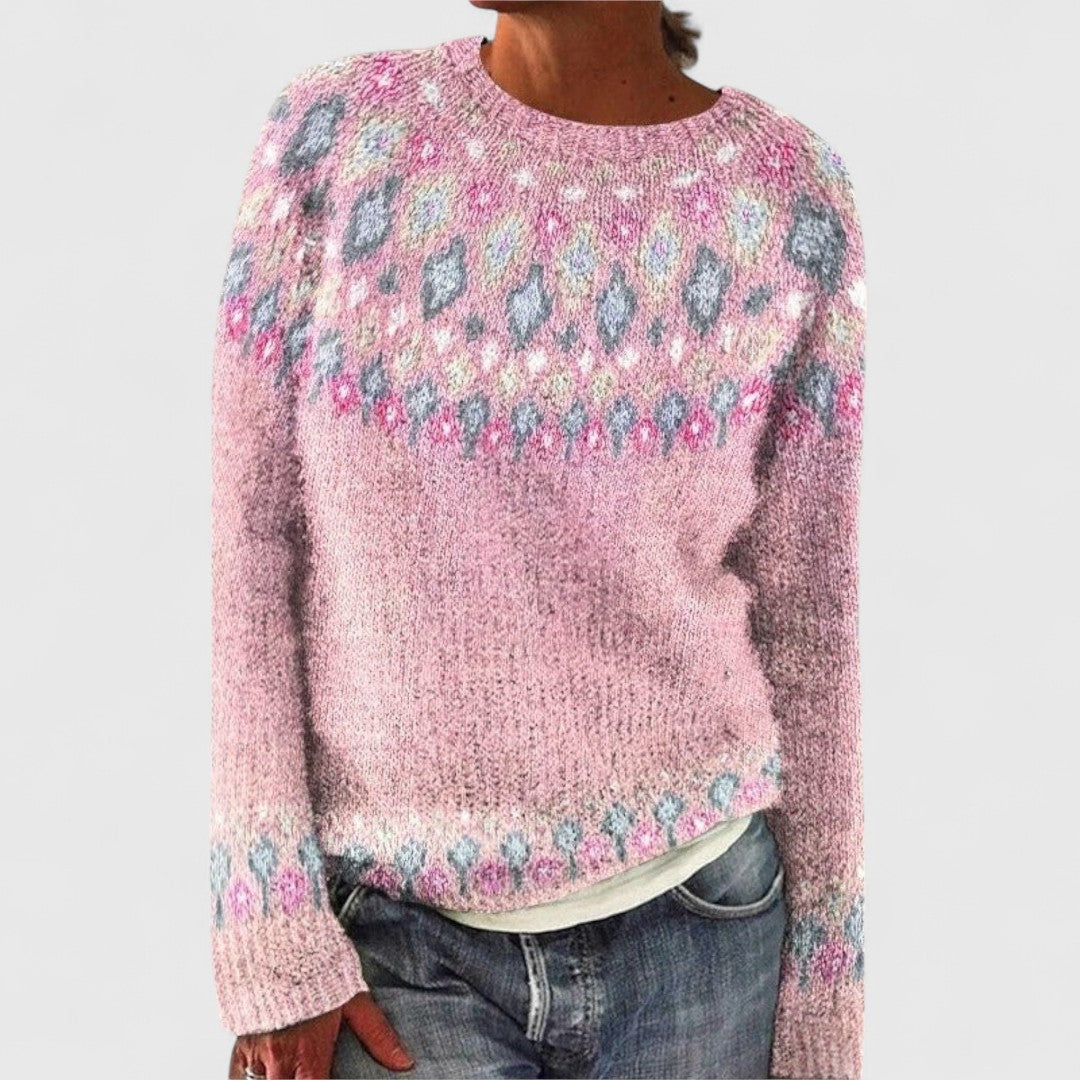 Claire™ | Pull Losanges Colorés